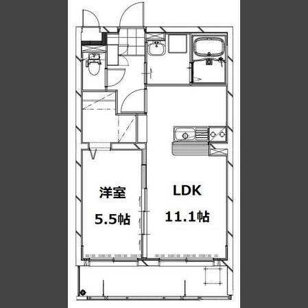 中津駅 徒歩24分 5階の物件間取画像